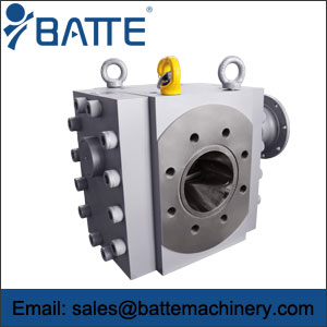 CE melt extrusion pump