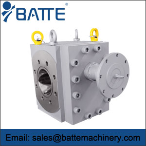 CE melt extrusion pump