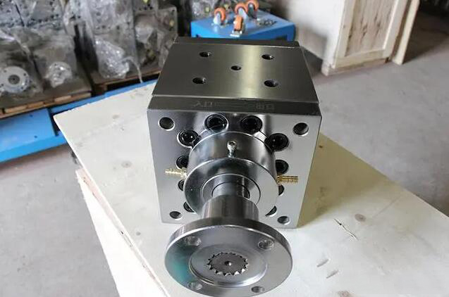 melt gear pump for plastic PP pipe