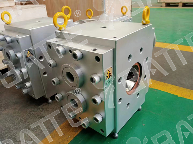 polymer melt pump for rubber extruder 