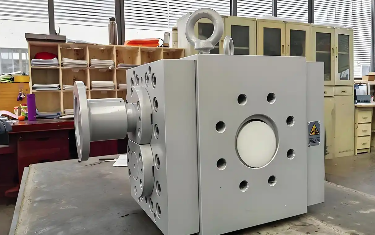 melt pump in silicone extrusion