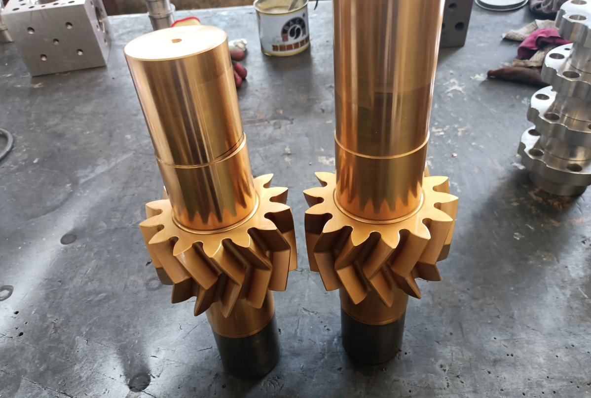 melt pump herringbone gear