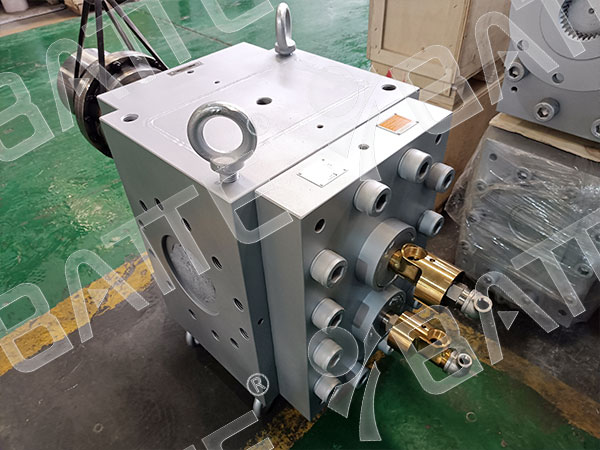 rubber extrusion melt gear pump