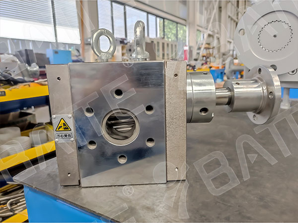 PP plastic strapping melt metering pump