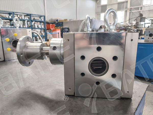 platic pipe extrusion melt pump